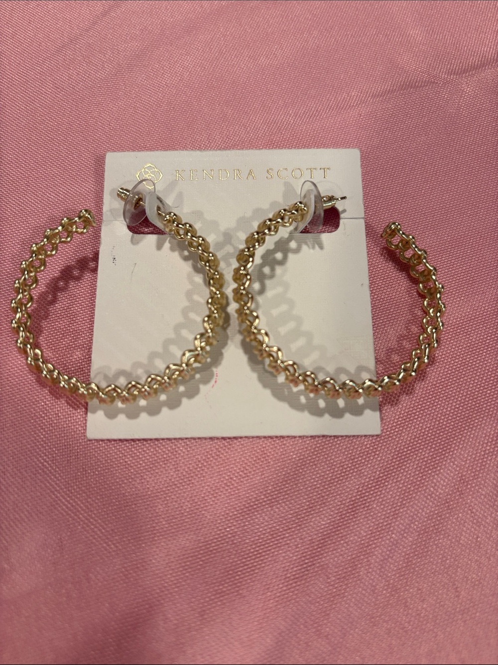 Kendra Scott Braided Gold Hoop Earrings